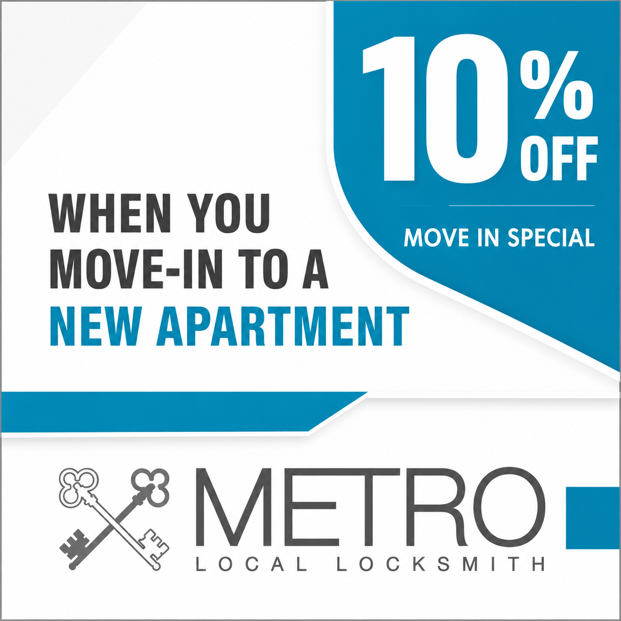 10 percent off when you move into a new apartment coupon