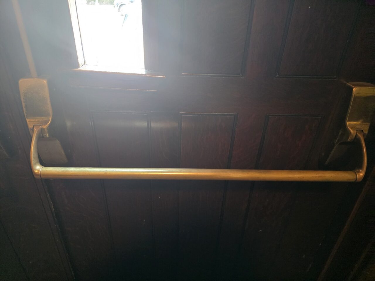 Door Hardware Installations: Panic Bar, Pull Plate, Levers and Rim Deadbolt, NYC