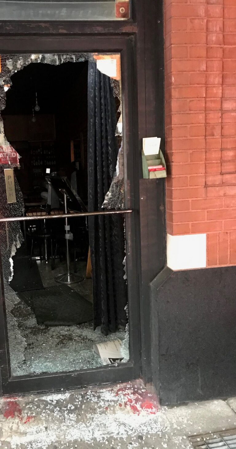 Door Repairs: Shattered Storefront Glass, Worn Keyhole, Strike Plate and Door Closer, NYC and Upper East Side