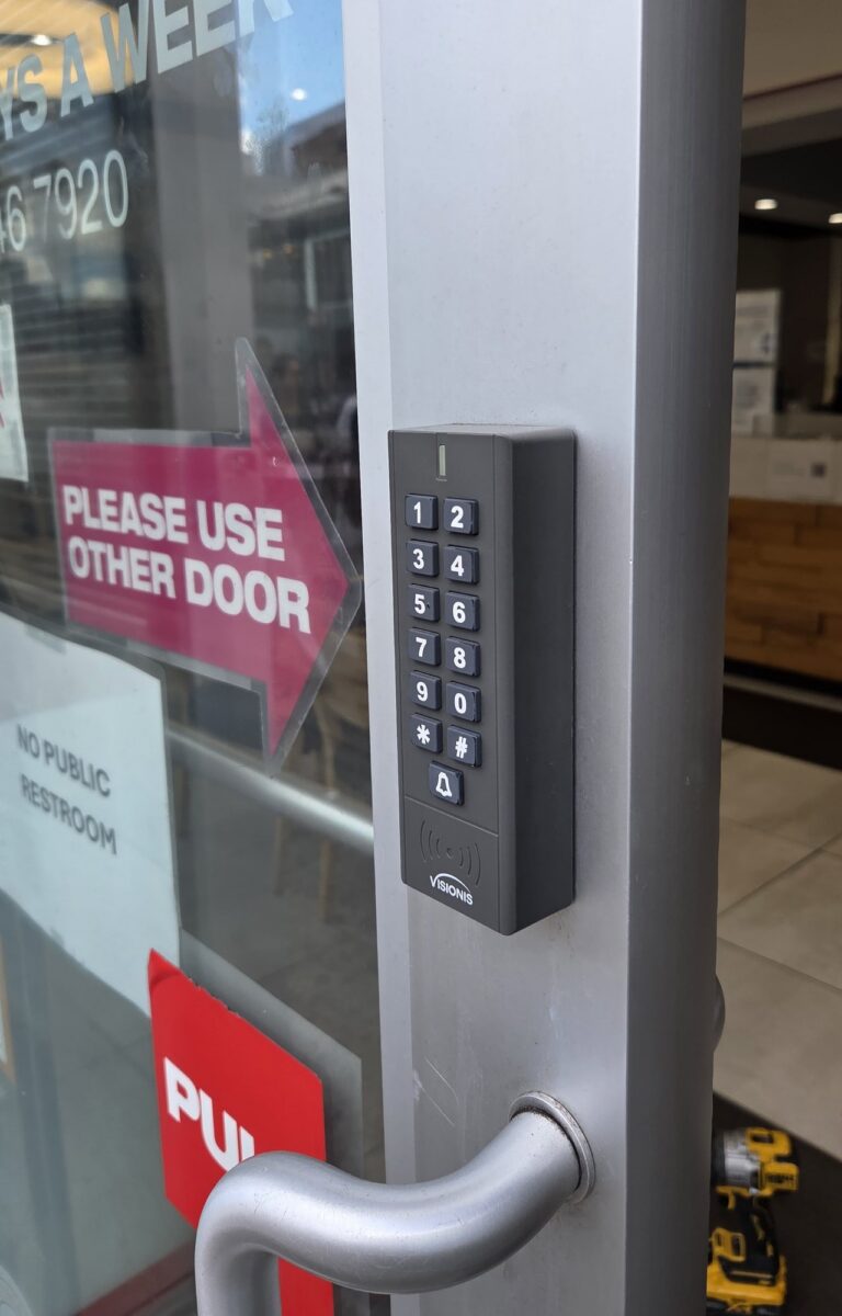 Commercial Glass Door Access Control and Lock Cylinders, NYC