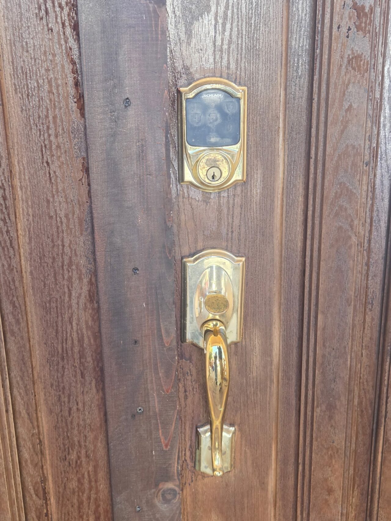 Keypad Deadbolt Installations on Wood Doors, NYC