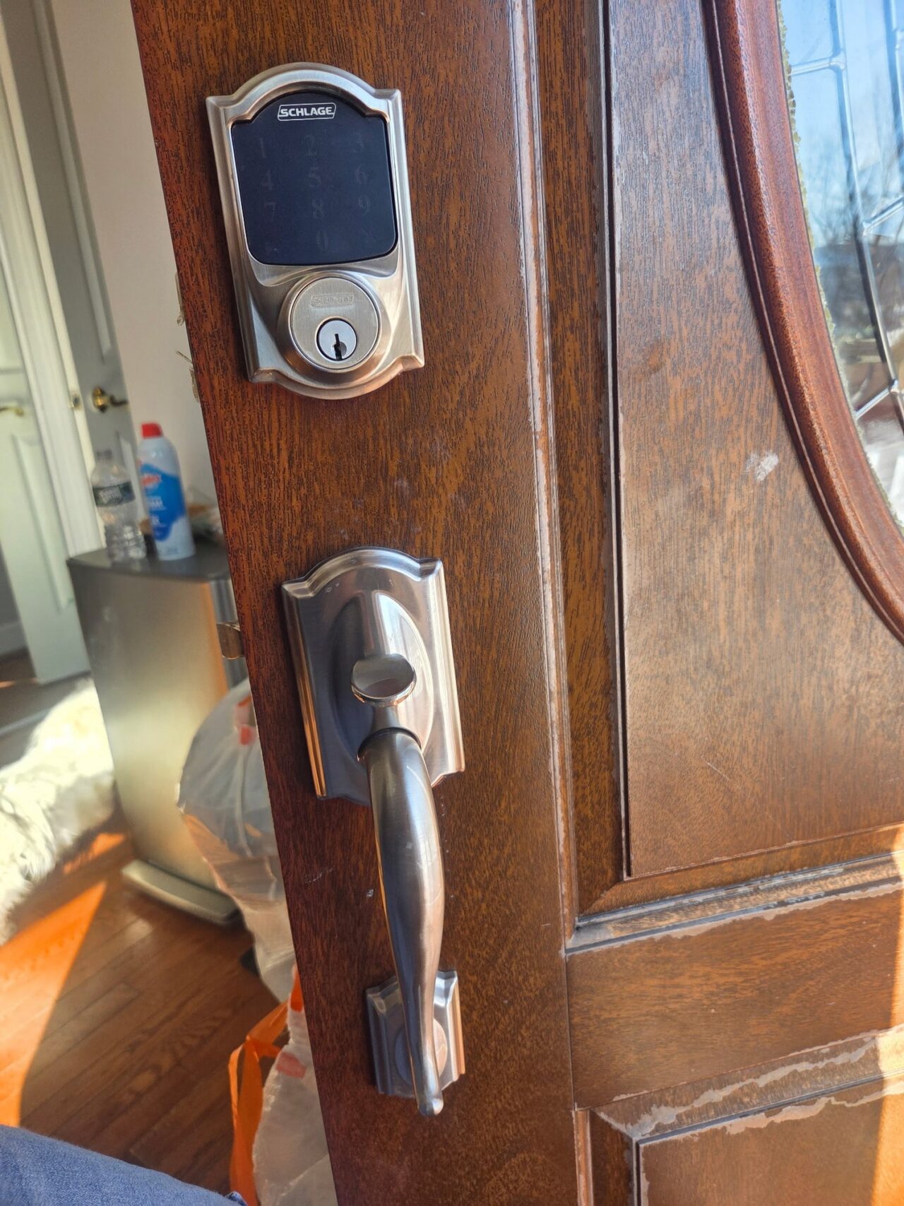 Keypad Deadbolt Installations on Wood Doors, NYC