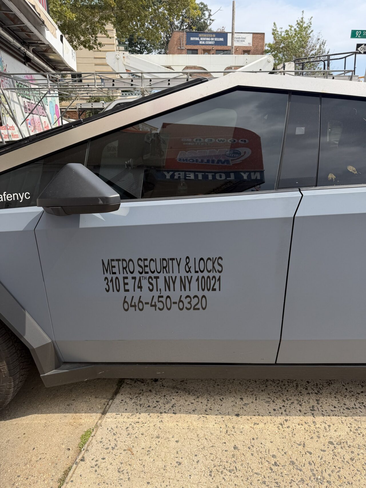 Metro Security & Locks service truck, New York City